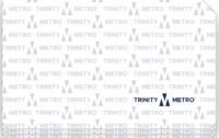 Blank Trinity Metro ride card